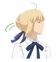 😾 emoji Fate Stay Night Telegram sticker 20 of 40