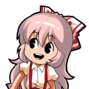 🙃 emoji Emoting Mokou Telegram sticker 19 of 71