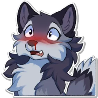 😳 emoji Няяяяяя!!!!!😺 Telegram sticker 12 of 19