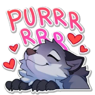 ❤️ emoji Няяяяяя!!!!!😺 Telegram sticker 16 of 19