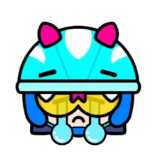 😭 emoji Аквабайкер Джеки @Mystery_Designer_Pins_Studio Telegram sticker 3 of 9