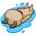 😭 emoji Fred the Pug Telegram sticker 11 of 25