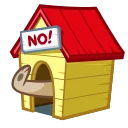 🙅‍♂️ emoji Fred the Pug Telegram sticker 10 of 25