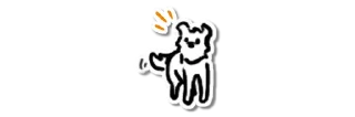 🐕 emoji Tiny Goldie Telegram sticker 9 of 14