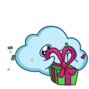 🎁 emoji Cloudy  (@TgSticker) Telegram sticker 21 of 48