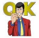 Sticker from Lupin III