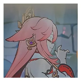🤟 emoji ✧༺Yea Miko༻✧ Telegram sticker 15 of 26