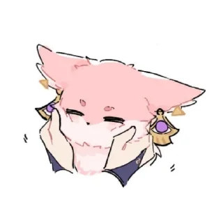 😇 emoji ✧༺Yea Miko༻✧ Telegram sticker 20 of 26