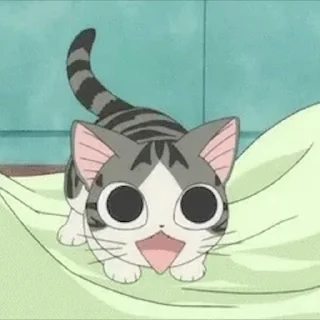 Sticker from Anime cats @freetopsticker