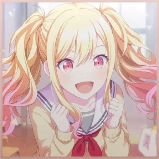 😊 emoji • | Tenma Saki by @sstickersai Telegram sticker 10 of 86