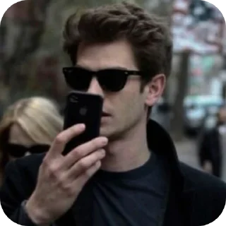 😎 emoji Эндрю Гарфилд Telegram sticker 7 of 36
