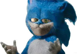🐱 emoji Damaged Sanic by @scaledjpg Telegram sticker 1 of 20