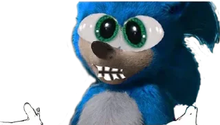 😟 emoji Damaged Sanic by @scaledjpg Telegram sticker 15 of 20