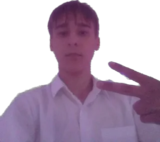 ✌ emoji Школота приподнятая by @li3s1 Telegram sticker 5 of 31