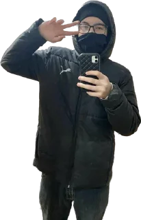 ✌ emoji Школота приподнятая by @li3s1 Telegram sticker 8 of 31