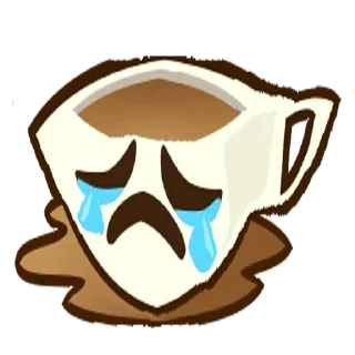 😭 emoji coffee CUP by @scaledJPG Telegram sticker 5 of 25