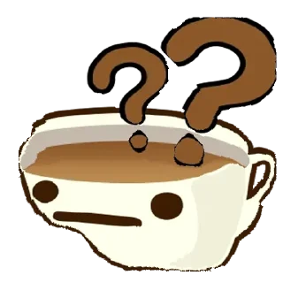 😐 emoji coffee CUP by @scaledJPG Telegram sticker 12 of 25