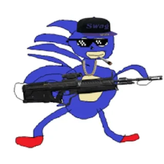 Sticker from Sanic