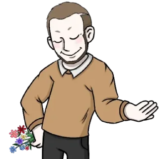 💋 Anders Breivik | by: Gnom SS, стікер Telegram 6 з 22