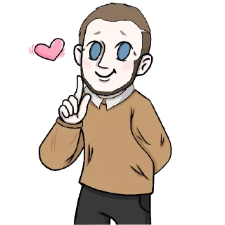 🙂 Anders Breivik | by: Gnom SS, стікер Telegram 19 з 22