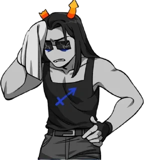 Sticker from Equius Zahhak Homestuck