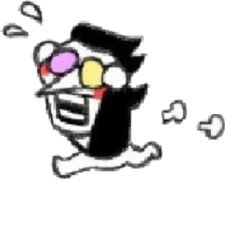 😵 emoji Spamton Telegram sticker 6 of 26