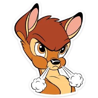 😡 emoji Бемби :: @stickroom Telegram sticker 5 of 28