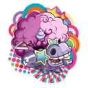 🙃 emoji Undead Unicorn Telegram sticker 9 of 25