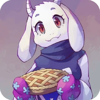 🫥 emoji 🔥Toriel Dreemurr🔥 @UndertaleDeltaruneStickersArts Telegram sticker 18 of 30