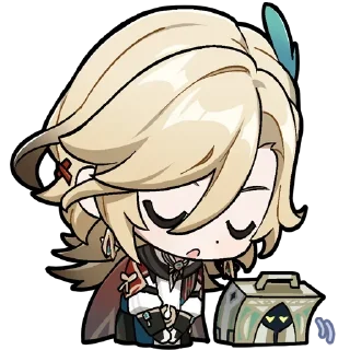 😞 emoji Chibi Sumeru @CitadelOfEtenity Telegram sticker 3 of 104