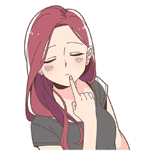 🤔 emoji Джейн - @tg_sticks Telegram sticker 16 of 31