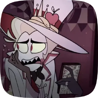 🐍 emoji БОЛЬШЕ ⇨ @CLOOBHUB ЛЮЦИФЕР ОТЕЛЬ ХАЗБИН LUCIFER ТГ Telegram sticker 16 of 70