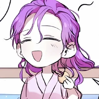 💜 emoji ੭ Deborah ᜊ ꒰💜꒱ :  @oblivionstick Telegram sticker 18 of 100
