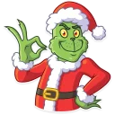 👌 emoji Grinch Telegram sticker 10 of 21