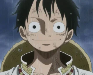 🙂 emoji пиздатый луффи @world_onepiece Telegram sticker 6 of 40