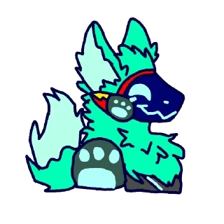 ❤ emoji Шиффи протоген @Furry_Shiffy Telegram sticker 14 of 117