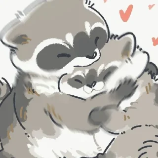 😄 emoji Енотик Telegram sticker 20 of 22