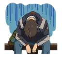 😓 emoji Kimi no Na wa Telegram sticker 23 of 40