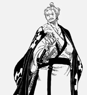😬 emoji Roronoa Zoro Telegram sticker 8 of 24