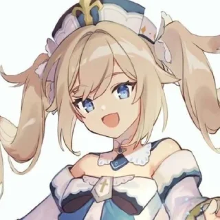 ⭐️ emoji `Барбара | @genshinbyevico Telegram sticker 16 of 20