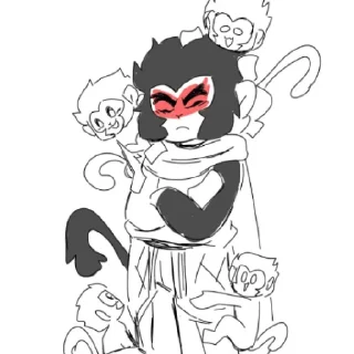 😶 emoji monkie kid 0.1 Telegram sticker 21 of 60
