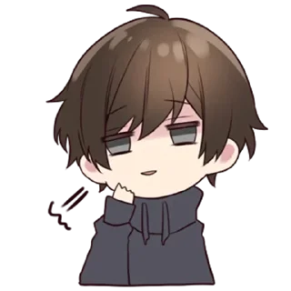 😏 Menhera-kun, sticker Telegram 5 sur 16