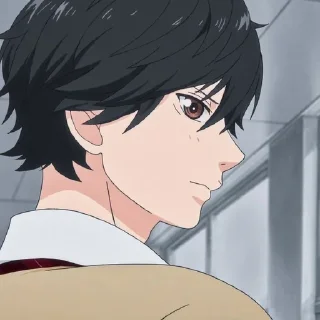😐 emoji KOU MABUCHI @anime_sticks ✧✧✧✧✧✧✧✧ Telegram sticker 16 of 40