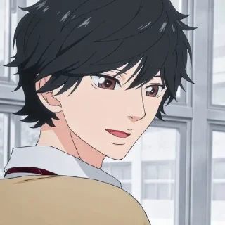 😀 emoji KOU MABUCHI @anime_sticks ✧✧✧✧✧✧✧✧ Telegram sticker 21 of 40
