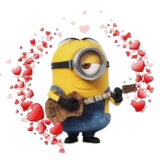 ♥️ Миньоны, Telegram sticker 10 of 66