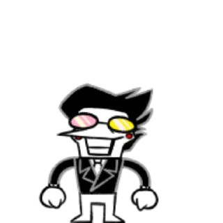 😎 emoji Spamton (Shimeji) | @TheKreg Telegram sticker 1 of 47