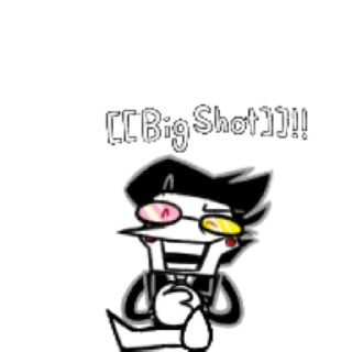 🗣 emoji Spamton (Shimeji) | @TheKreg Telegram sticker 11 of 47