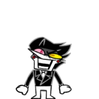 😈 emoji Spamton (Shimeji) | @TheKreg Telegram sticker 21 of 47