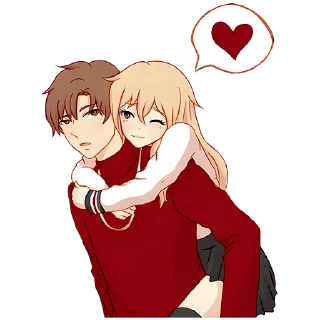 ❤️ Любовь в воздухе 3 @Nyasticks, стікер Telegram 2 з 25