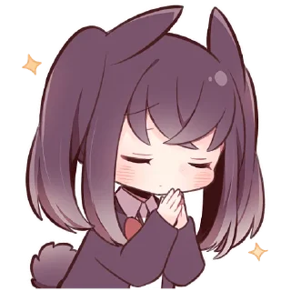 Sticker from Чёрная зайка 2 @Nyasticks